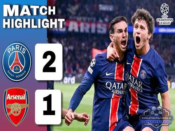 Hasil PSG Vs Arsenal