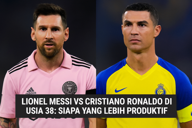 Lionel Messi vs Cristiano Ronaldo di Usia 38: Siapa yang Lebih Produktif?